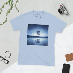 Om Shanti Shanti Shanti Mantra Spectrogram Tee Spectrogram T-Shirt | Aligned Muse Sound Wave Art Tee